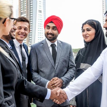 Business team in Australia